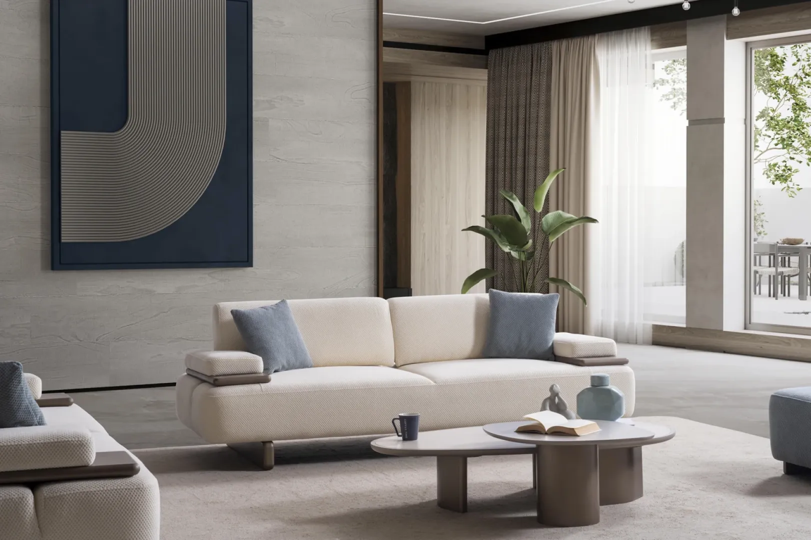 Lisa Koltuk Takımı - Mavi